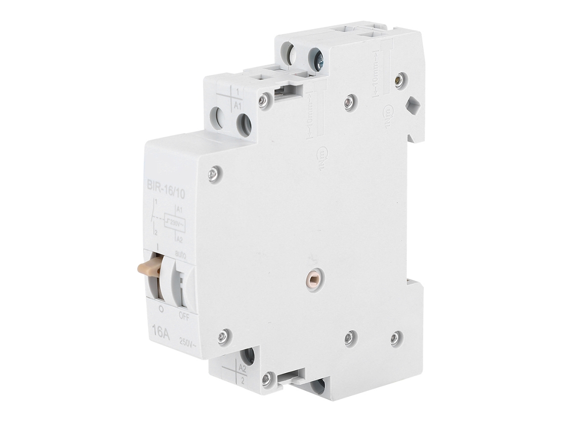 Relé De Impulso Bir-16 1no 16a 230vac 50/60hz Para Control De Circuitos Domésticos