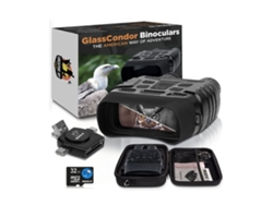 Gafas de visión nocturna 4K 3 LCD recargables para caza, seguridad, 32 GB, fotos y vídeo, color negro, Yizhood