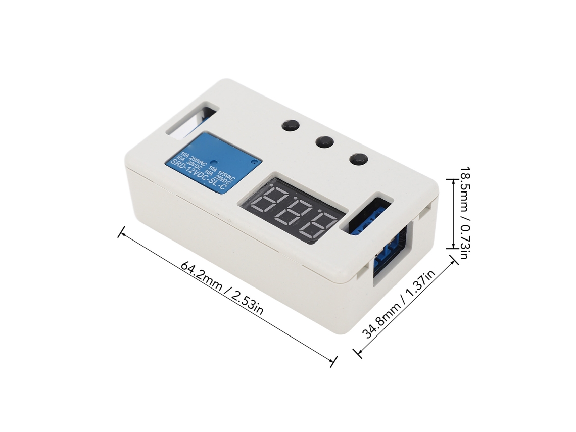 2026horizon-módulo De Relé De Retardo Temporal Dc 12v Timer Digital Ajustable Interruptor De Control Plc
