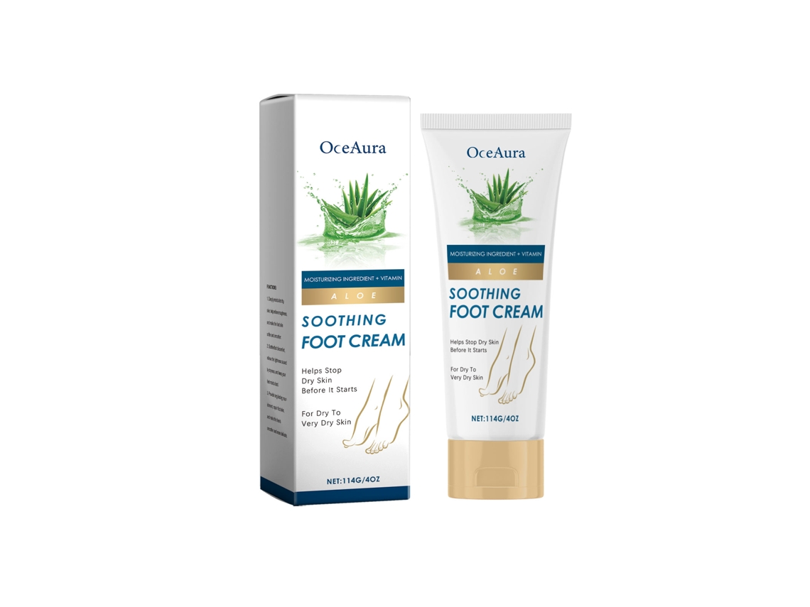 Crema reparadora para pies con aloe vera