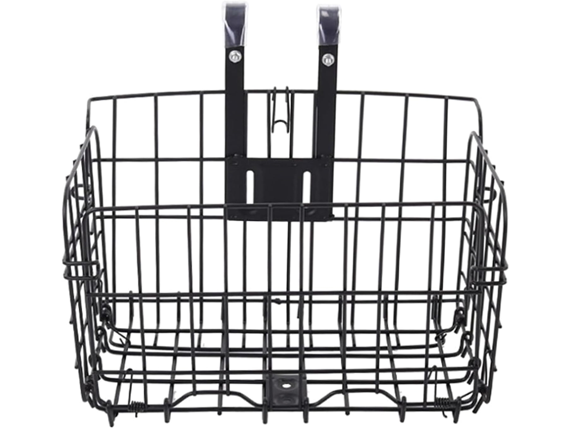 Cesta Plegable Y Extraíble Para Bicicleta De Montaña, Para Montaje Delantero Y Trasero, Solución De Almacenamiento Duradera.