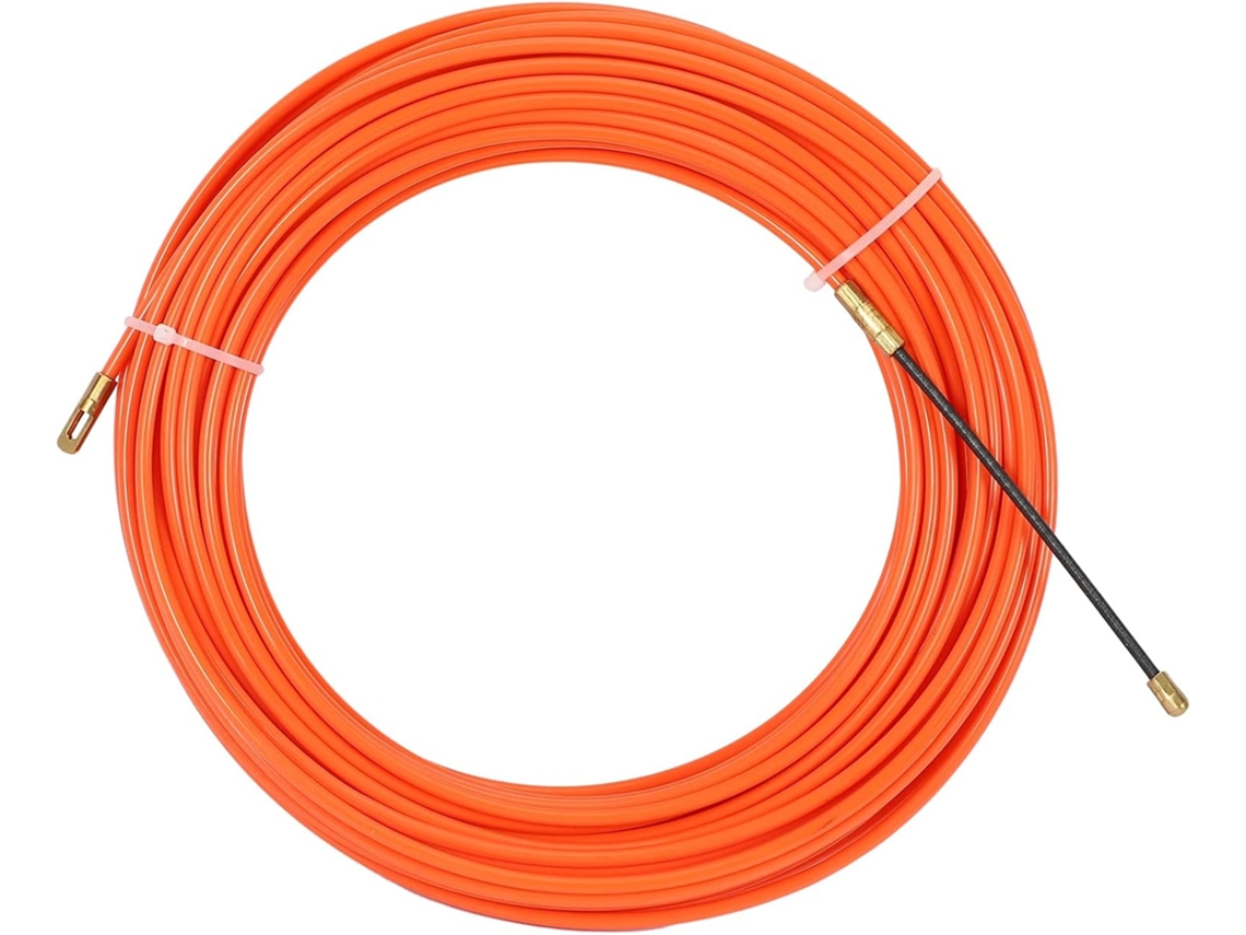 Cables Eléctricos De Nailon Con Guía Naranja De 4 Mm Y 20 Metros
