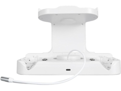 Estación de carga para auriculares VR, carga rápida con luz RGB para accesorios Jortmrd (blanca)