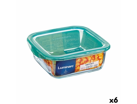 Fiambrera Cuadrada con Tapa LUMINARC Keep'n Lagon (760 ml)