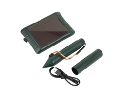 Repelente Solar Ultrasónico Para Ratas En Jardines Y Granjas Con Control De Plagas.