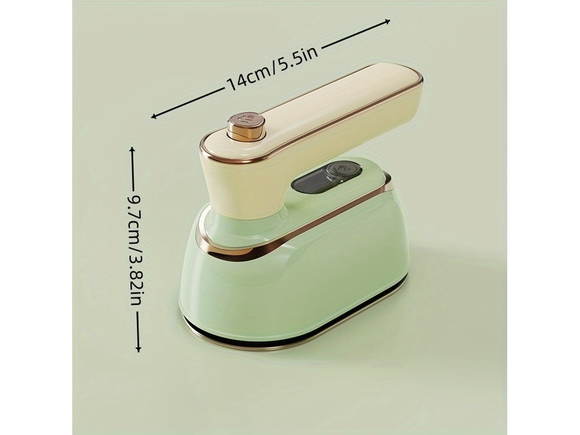 Cuich Mini Iron Plancha de Vapor Eléctrica Portátil Antiarrugas, Plegable, Material ABS, 111v 240v Gris