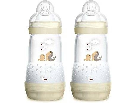 Conjunto 2 Biberónes MAM Easy Start Anti-Colic Beis (260 ml)