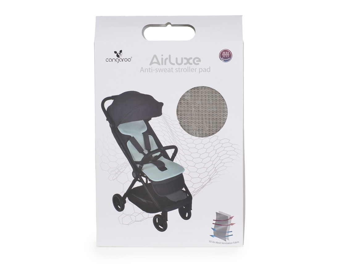 Cojín antisudor para cochecito Airluxe gris Cangaroo Cangaroo