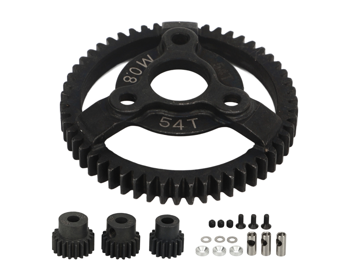 Juego De Engranajes Para Coche Rc 54t 16t 18t 20t Anticorrosivo Resistente Al Desgaste Para Traxxas Slash