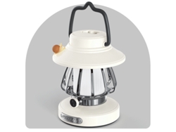 Caracol Retro Camping Luz Nocturna Luz Nocturna Recargable Portátil Blanco SIURN
