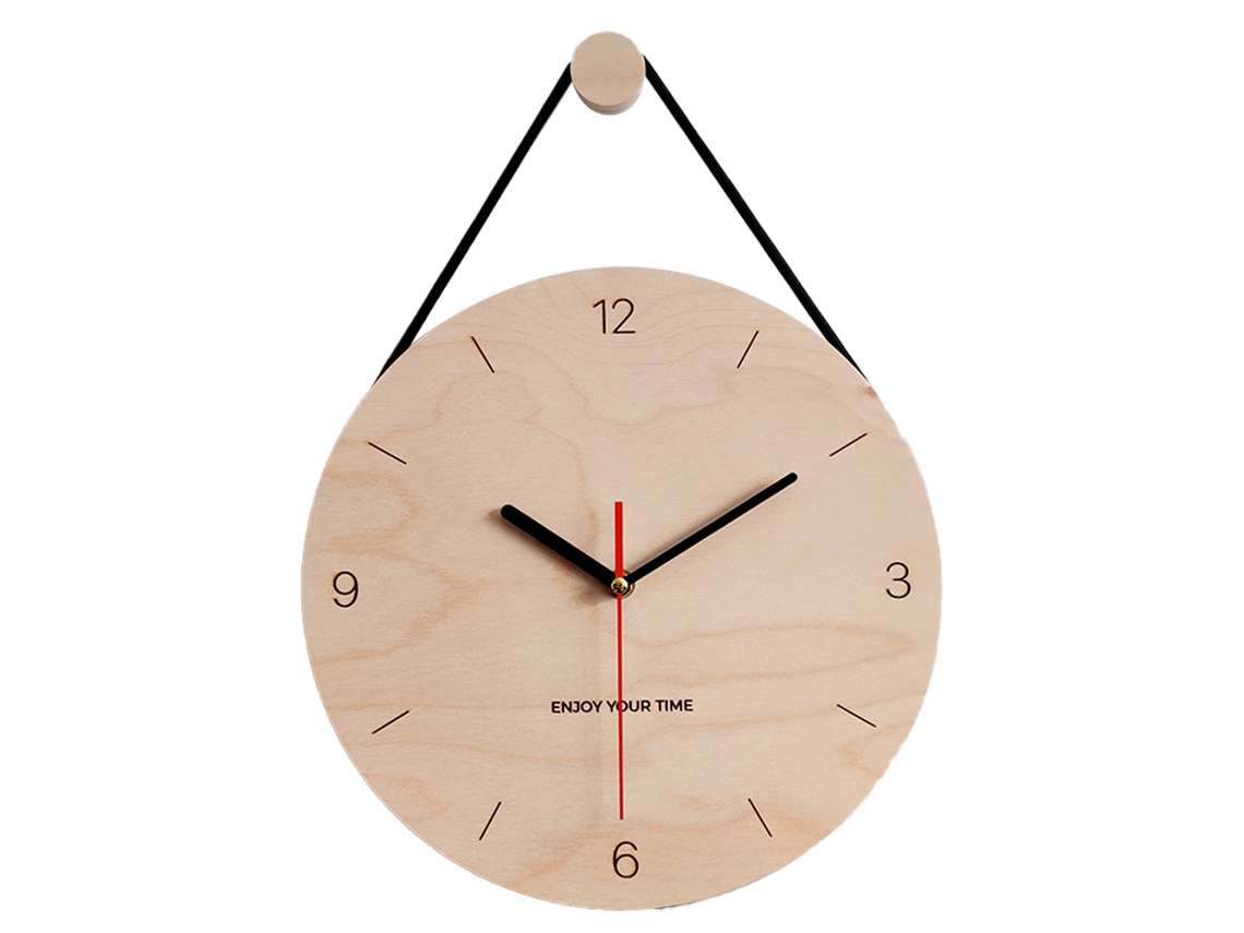 Reloj de pared silencioso de 12 pulgadas, decoración retro y simulación de vida Kofihety