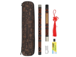 Flauta de bambú (tono D anotado, material seco)
