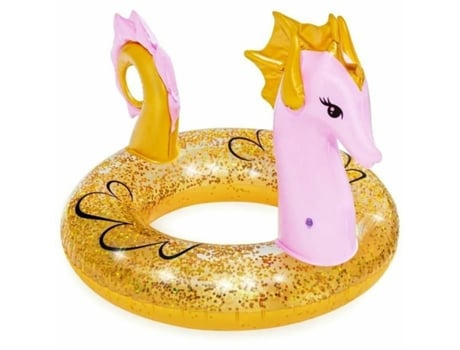 Flotadore Infantil Hinchable BESTWAY Flotador Seahorse with Sequins (Edad Mínima Recomendada: 10 años)