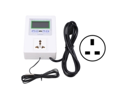 Controlador De Temperatura Inteligente Con Pantalla Led Digital 110‑240v Enchufe Uk