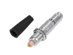 Conector De Enchufe Y Socket Aviónico De Metal Circular De Empuje Y Tracción Para Instrumentos Médicos (3 Pines)