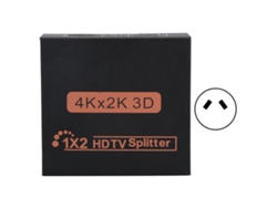 Divisor De Interfaz Multimedia De Alta Definición 1 Entrada 2 Salidas 4kx2k Accesorios Para Computadora