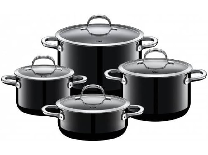 Batería de Cocina SILIT Passion Black