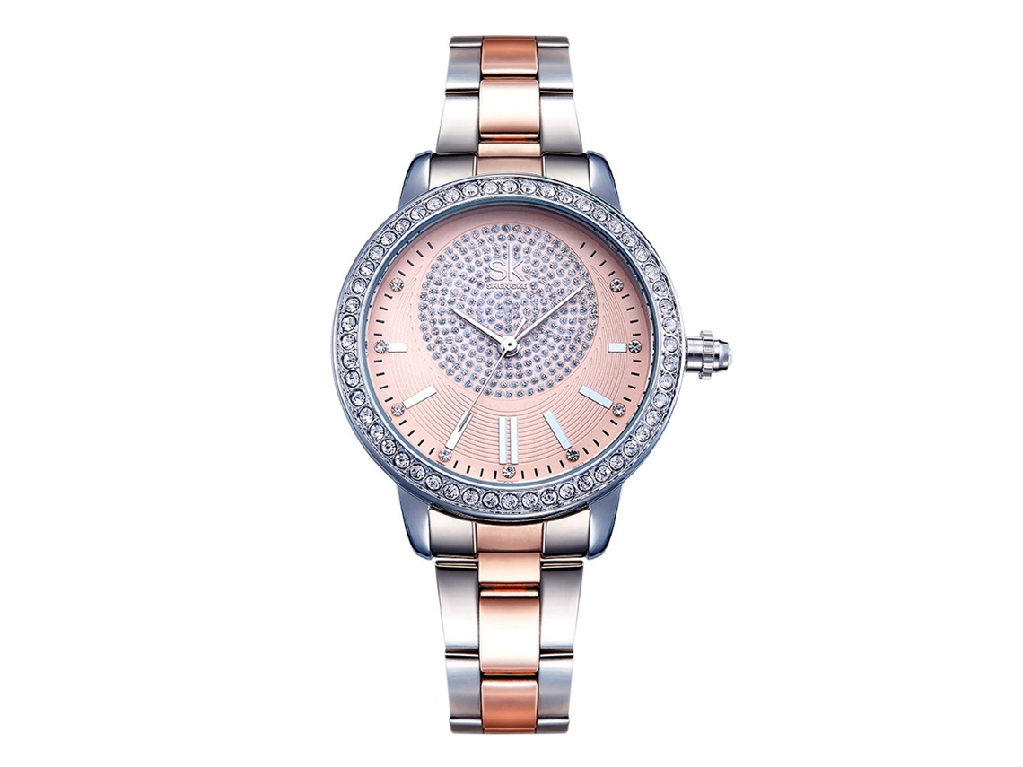 Reloj Casual De Moda Para Mujer Con Esfera Exquisita, Pulsera De Cuarzo, Color Café.