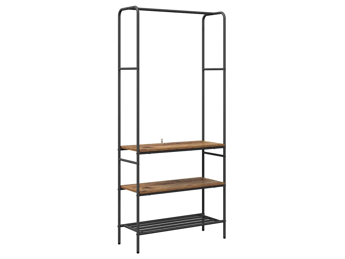 Perchero antiguo de madera 77 x 30 x 171 cm MAISON EXCLUSIVE