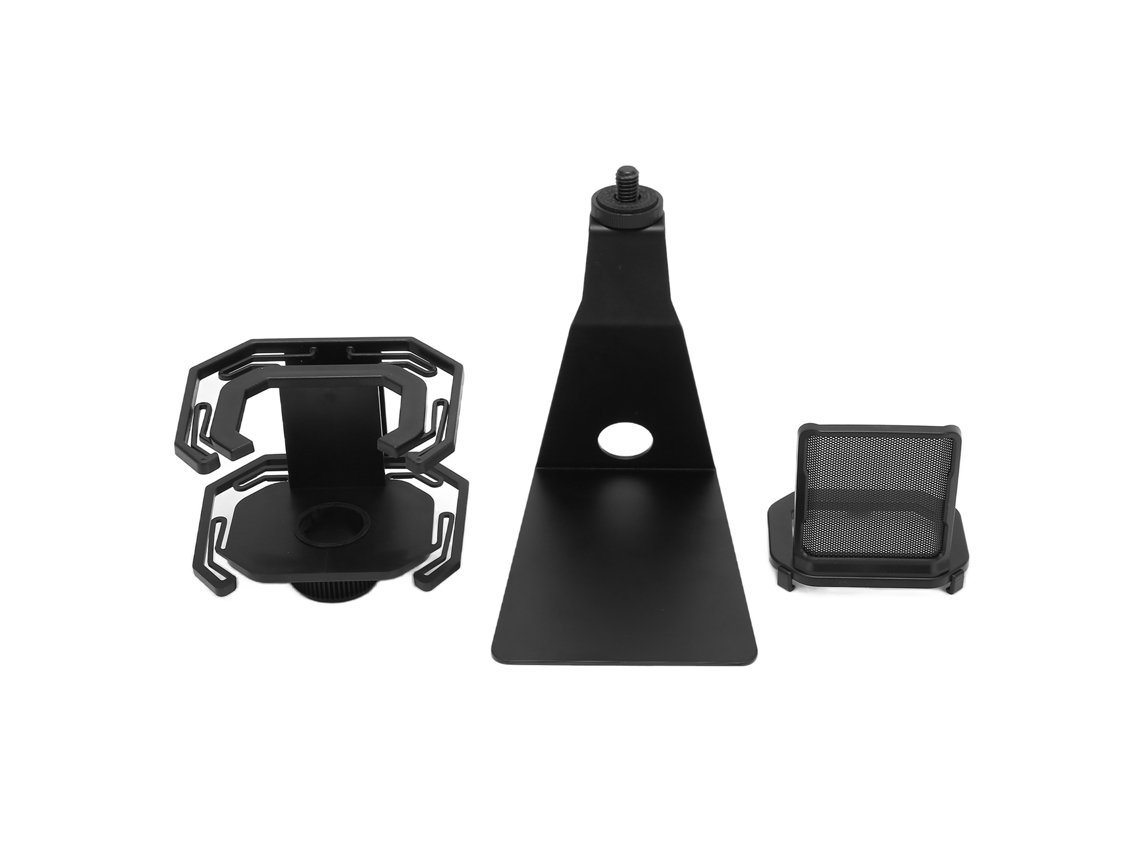 Soporte de micrófono de escritorio (soporte estable, malla antivuelco)