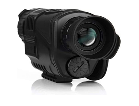 Gafas de visión nocturna infrarrojas digitales 5X40 Telescopio de caza de larga distancia con cámara de vídeo Negro BISBISOUS