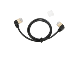 Cabo Ethernet Cat8 Rj45 Macho Para Macho 0.5m Cabeça Dourada Od 3.8mm Cabo De Rede