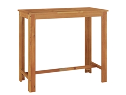 Mesa de bar de jardín de madera maciza de acacia Maison Exclusive (120 x 60 x 105 cm)