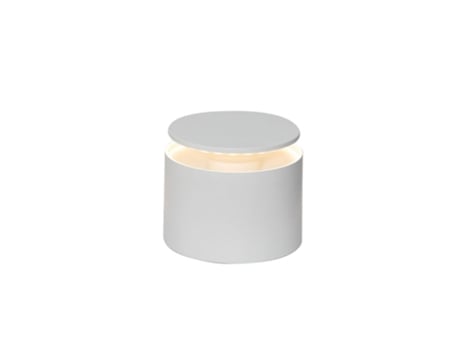 Lámpara de mesa LED Push Up blanca portátil y recargable ZAFFERANO