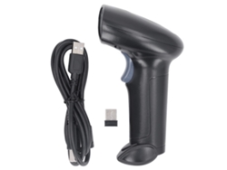 Lector de códigos de barras 1D, 2D, QR, USB, con cable, inalámbrico 2.4G, CMOS para almacenes, supermercados y bibliotecas.