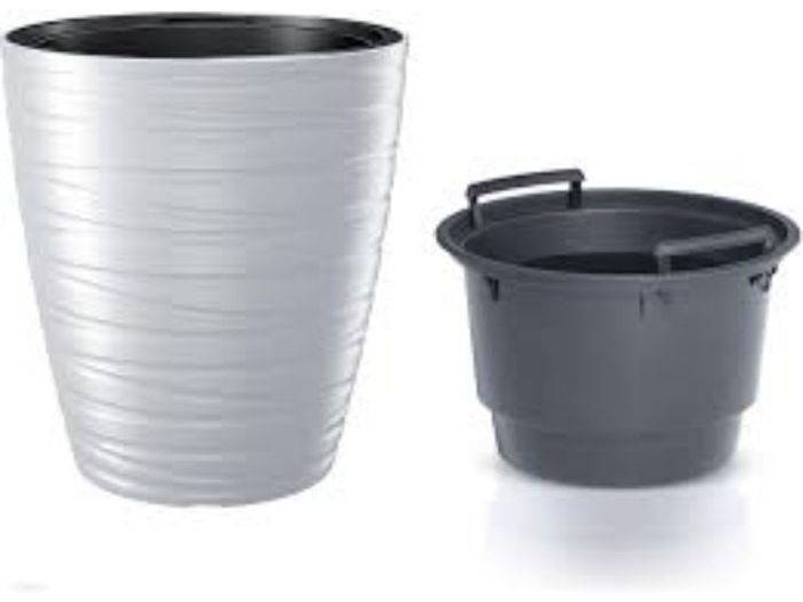 Maceta PROSPERPLAST Maze DBMZ (Blanco - 37.5 x 37.5 x 41.9 cm)