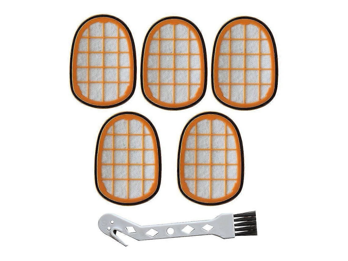 5 filtros de repuesto (con cepillo de limpieza) para aspiradora Speedpro Max FC6812 / 01 FC6813 AC