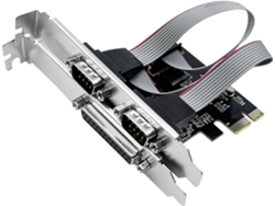 Adaptador De Tarjeta De Expansión Convertidora Pcie Rs232, 2 Puertos, Aplicación De Extensión De 1 Puerto