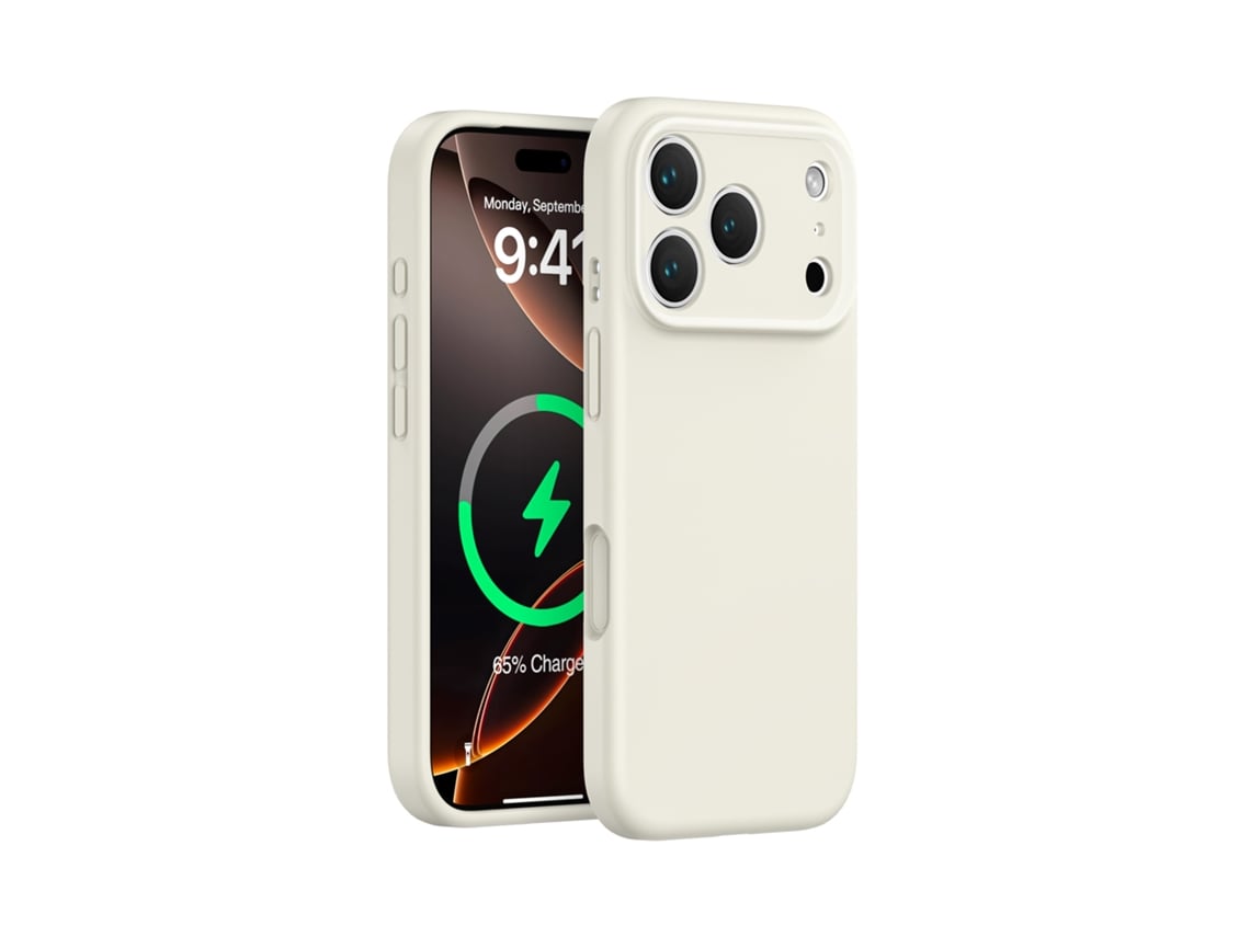 (blanco, Iphone 16) Funda Magnética De Silicona Líquida Para Iphone, Cobertura Total Con Aberturas De Precisión, Botones Integrados.