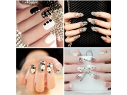 Adesivos De Strass Autoadesivos Para Arte De Unhas Diy E Decoração Facial