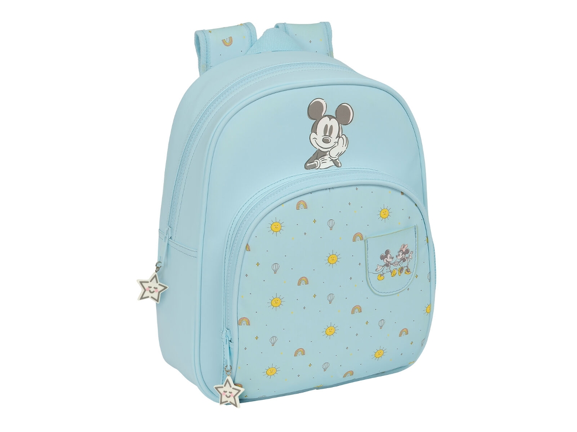 Mochila MICKEY Baby Azul Claro (28 x 34 x 10 cm)