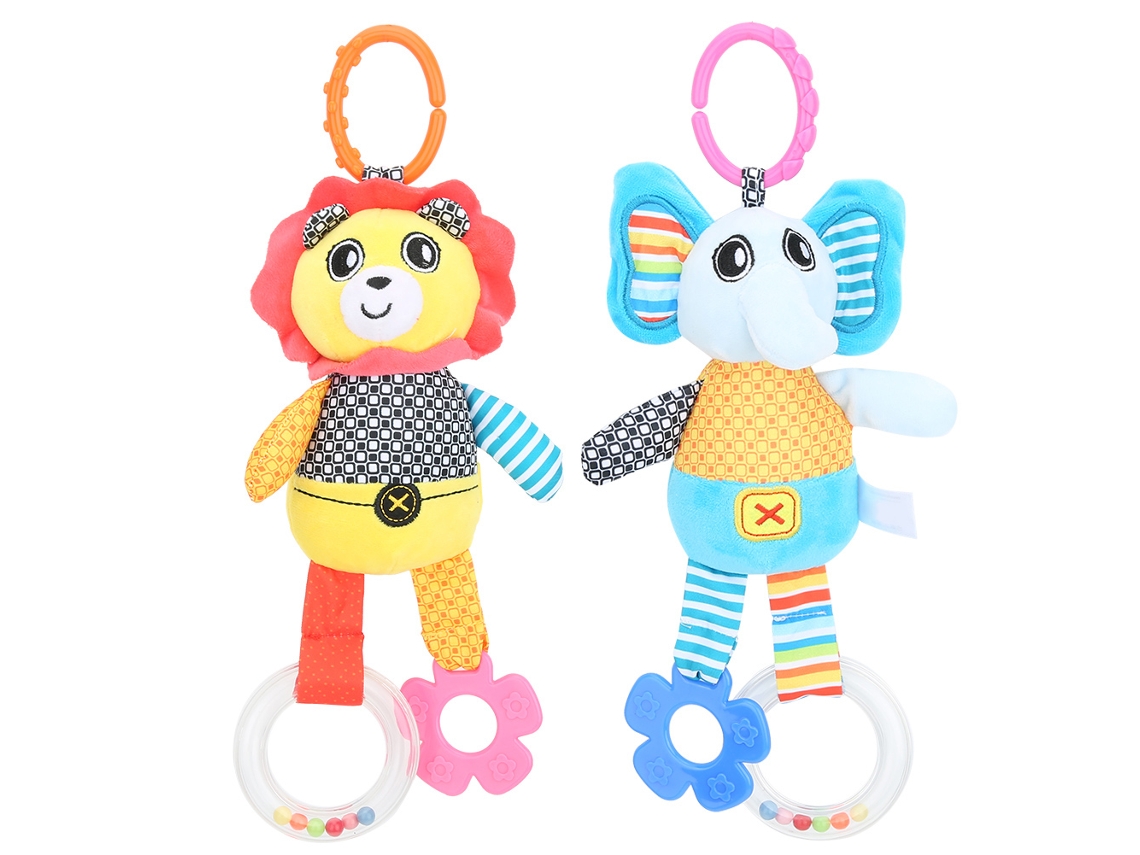 Yncm-juguete Colgante De Peluche Para Cochecito Y Cuna Con Sonajero, Juguete Suave Para Bebé