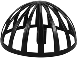 Soporte Pared Plástico Negro 56 Sombreros Gorras Béisbol Estante Cúpula Tiendas Almacenamiento Ideal Espacios