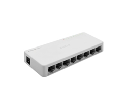 Switch De Red Qoltec 52248 8 Puertos Rj45 Lan Gigabit 1000 Mbps