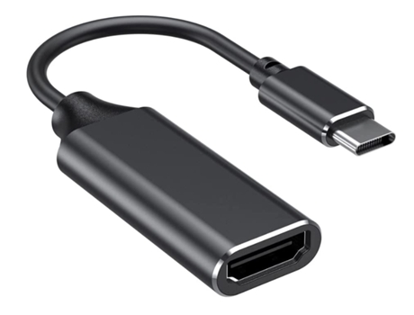 Adaptador Usb C A Hdmi Tipo C A Adaptador Hdmi 4K Con Salida De Audio Y Vídeo Negro