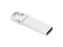 Unidad Flash Usb Usb2.0 Metal Mini Portátil Hebilla De Tigre Gris 4g