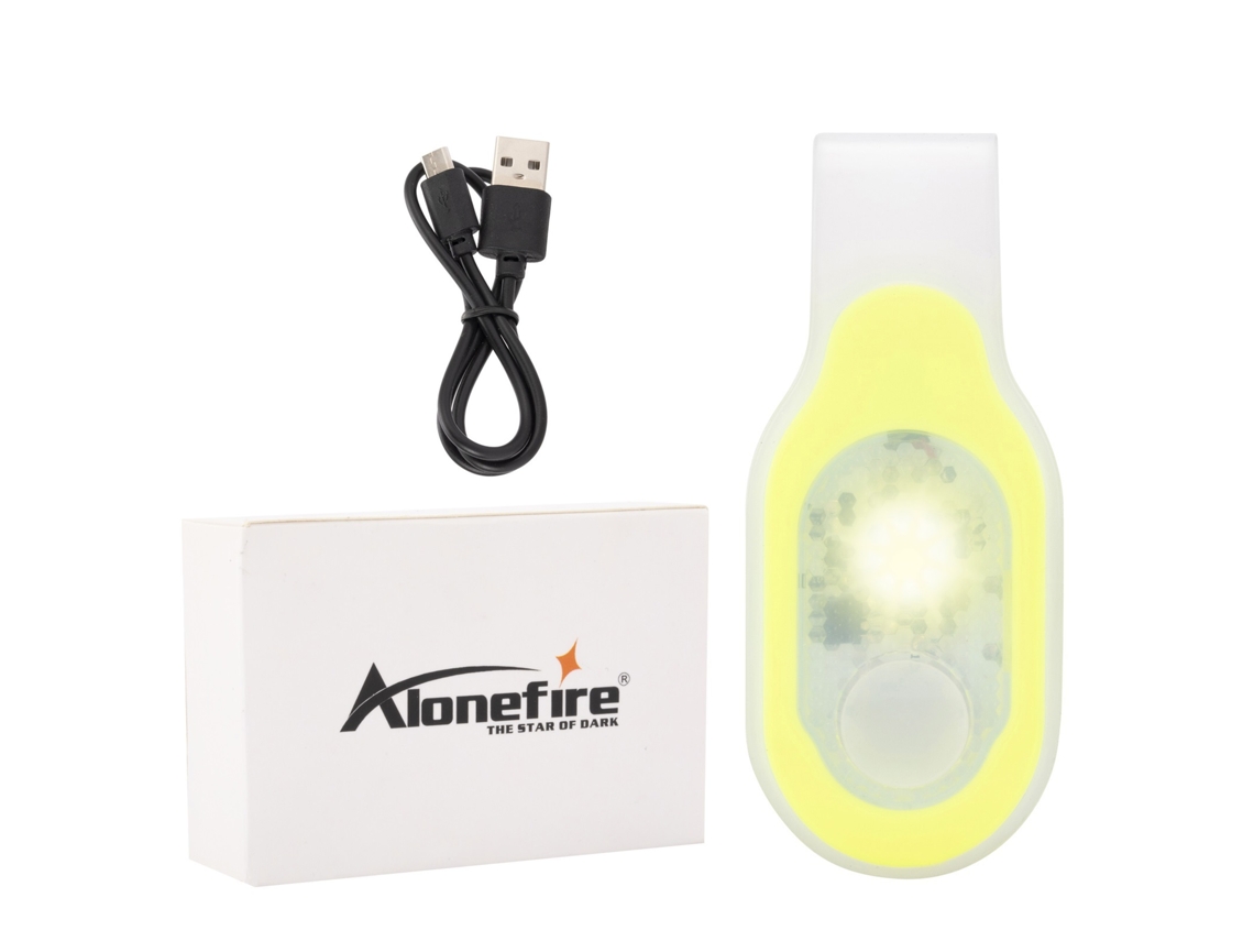 Luz de Segurança Recarregável Via Usb, Adequada para Caminhadas, Acampamentos, Etc. MDUG (luz Amarela Quente)