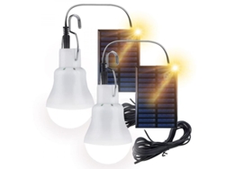 Lámpara Led Solar Para Cobertizo, 2 Piezas Linterna Portátil Usb, 110 Lúmenes Luz De Camping Interior Exterior 2 Unidades