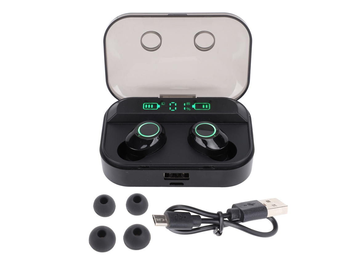 Auriculares Traductores Inalámbricos, 144 Idiomas, Conexión A Internet Mediante Aplicación, Función De Música Y Llamadas, Color Negro.
