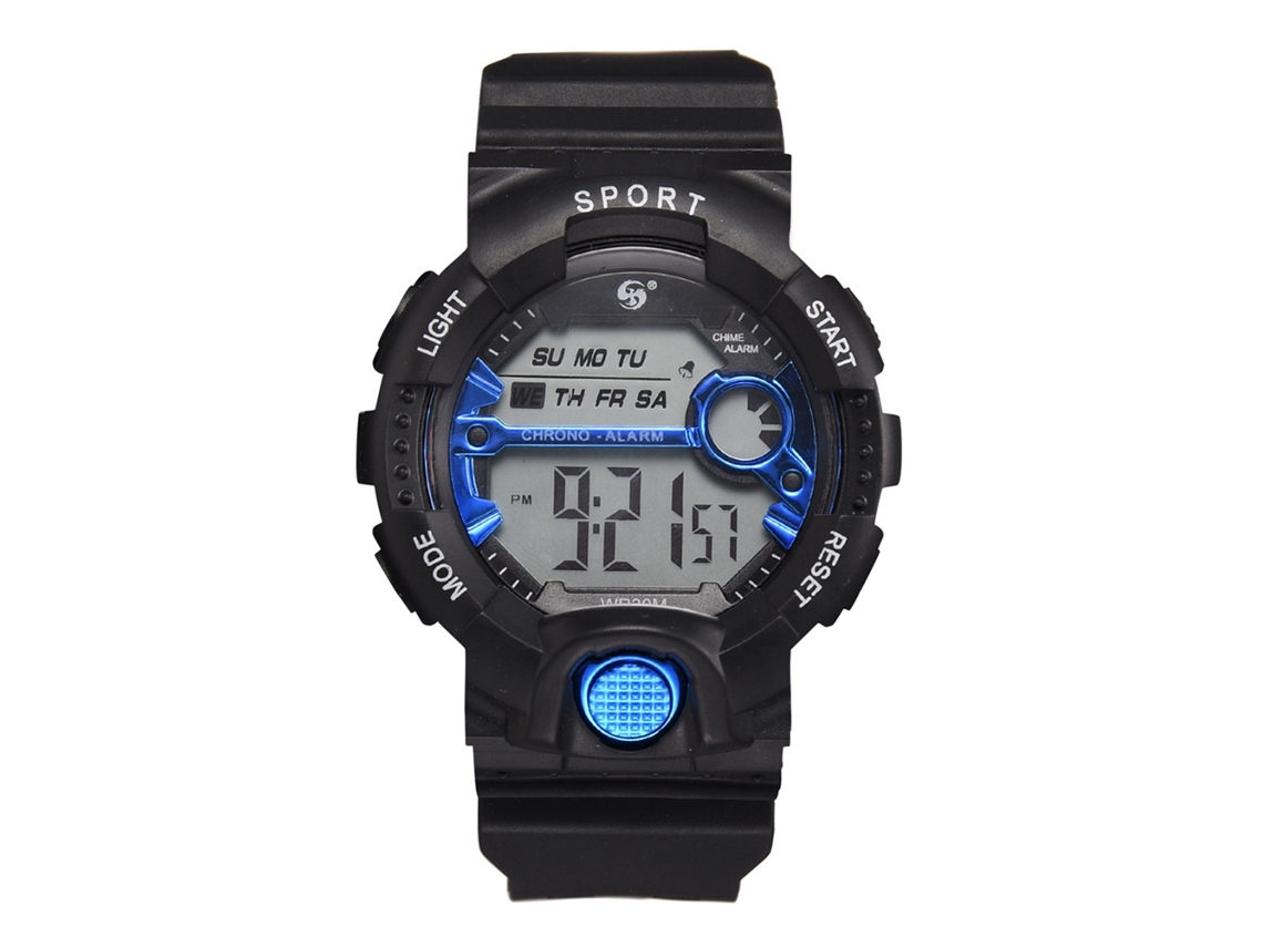 Reloj Digital Deportivo Resistente Al Agua Para Hombres, Niños Y Niñas - Azul