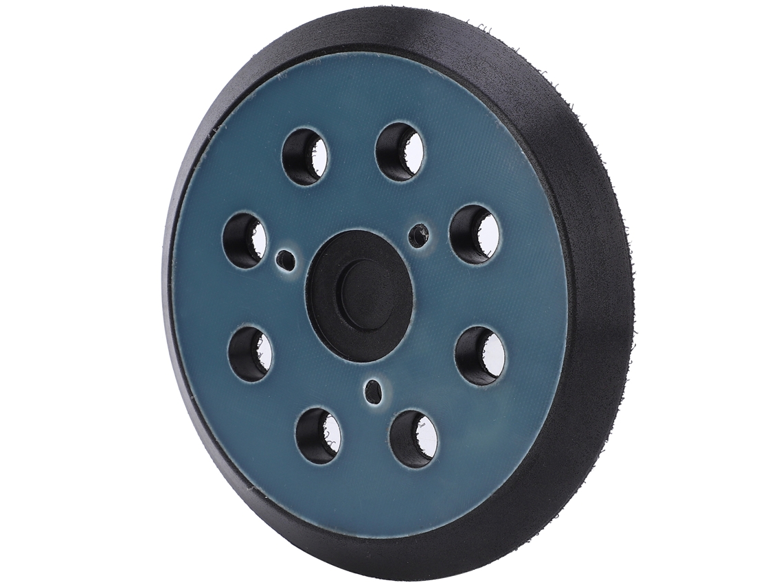 Base De Disco De Lijado De Poliuretano De 8 Orificios Y 3 Ojos Para Herramientas De Lijado De 125 Mm - Ferretería