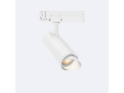 Foco Carril LED Trifásico 30W Fasano Cilindro Bisel No Flicker Regulable DALI Blanco