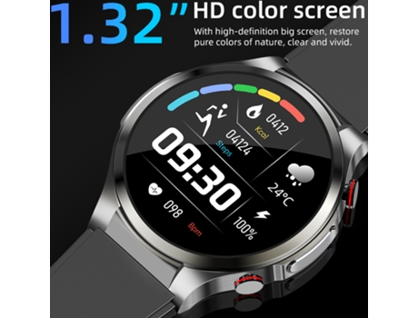 Smartwatch Co-Phénix Bluetooth con correa de watch de silicona dorada Z2Plus