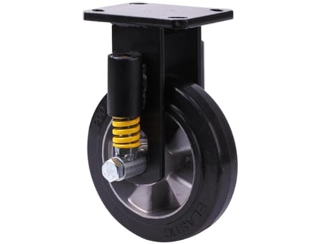 Rueda fija 17hlse250-deb suspension goma negra elastica eje bolas ALEX