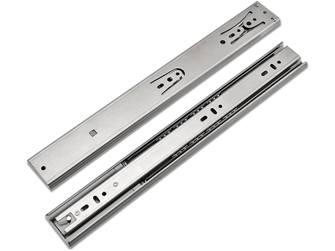 10" 22" Acero Inoxidable 14 35cm, China - Guías Para Cajones En Riel