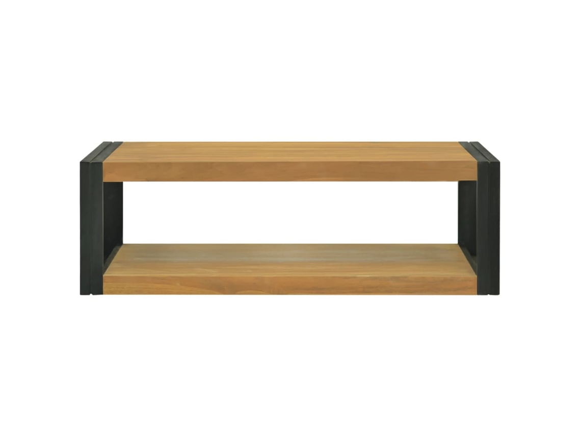 Armario De Baño Madera Maciza De Teca 120x45x35 Cm